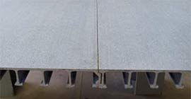 Tongue and groove detail of a deck 500 plank