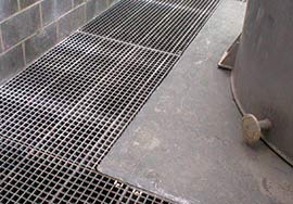 Grating installed by our teams