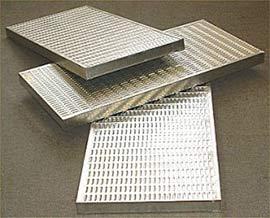 Punched and formed steel steel plates